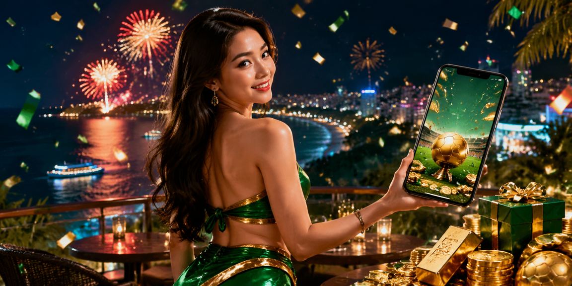 Người chơi sử dụng ứng dụng casino di động tại bãi biển Vũng Tàu